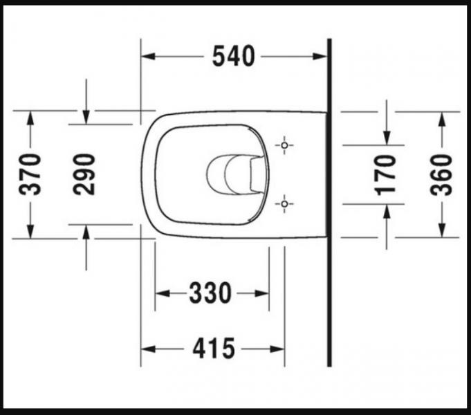 Duravit Durastyle Rimless toiletpakke inkl. sæde m/softslose, cisterne og hvid betjening