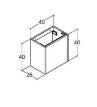 Dansani YOU Classic 40 underskab - Kompakt - Hvid mat/hvid mat