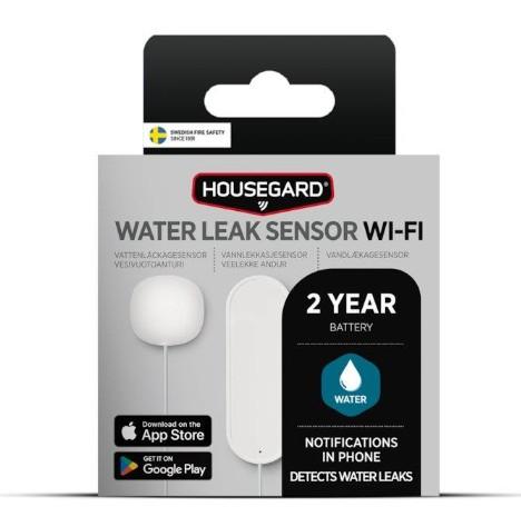Housegard WA202 vandl&aelig;kagesensor m. Wi-fi