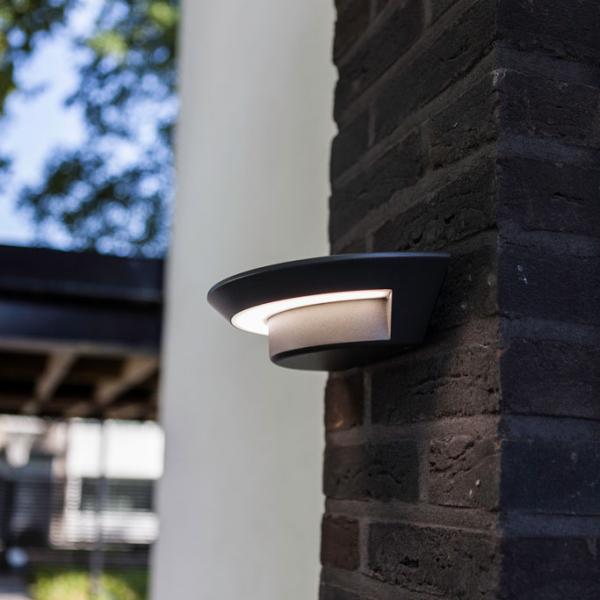 Lutec Architectural Ghost udendørslampe til væg