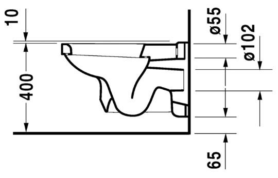 Duravit 1930 væghængt toilet - Wondergliss