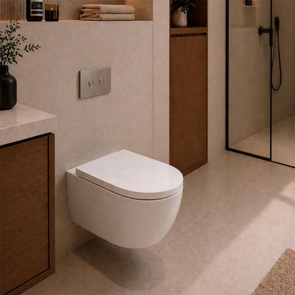 COBA Compact væghængt toilet inkl. sæde m. SoftClose og QuickRelease COBA Compact væghængt toilet inkl. sæde m. SoftClose og QuickRelease