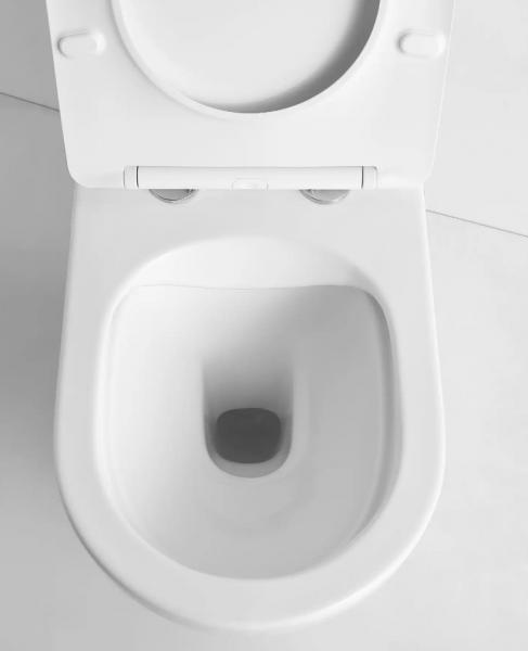 Lavabo Studio RIMless væghængt toilet inkl sæde m/softclose - Hvid