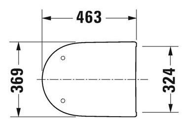 Duravit Qatego toiletsæde m/softclose