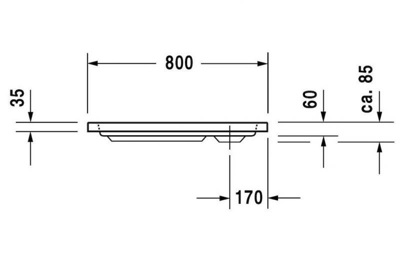 D-Code brusekar 800x800mm