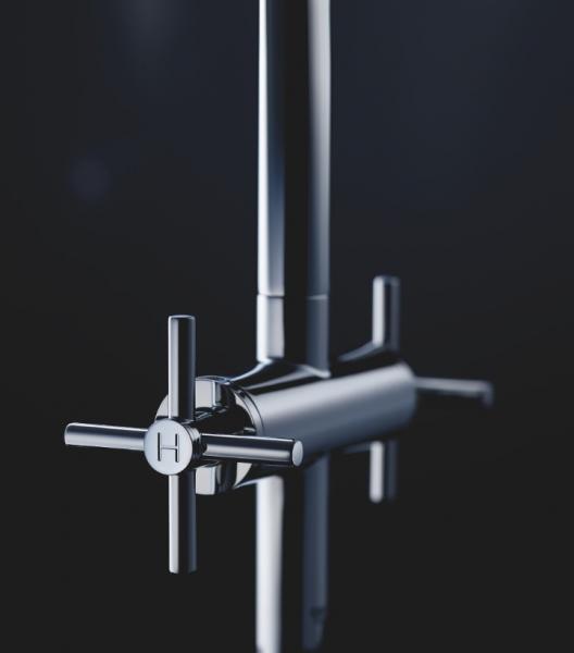 Grohe Atrio New håndvaskarmatur - Børstet hard graphite