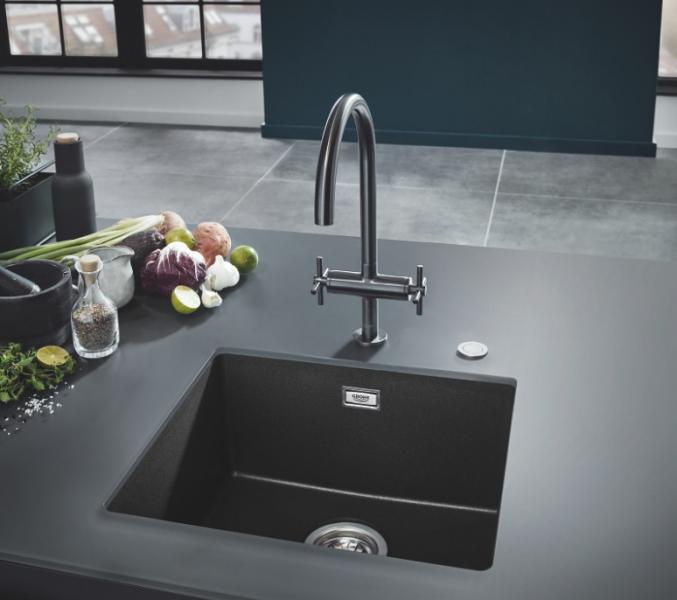 Grohe Atrio New køkkenarmatur - Børstet hard graphite