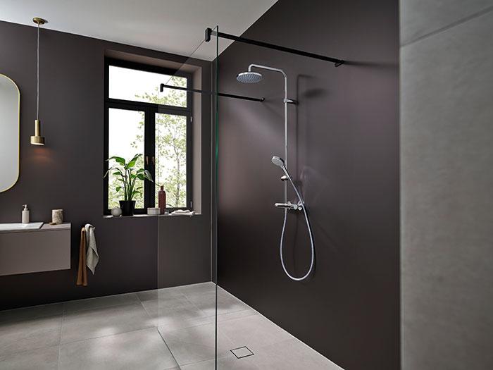 hansgrohe Vernis Blend EcoSmart showerpipe Ø200 - Krom