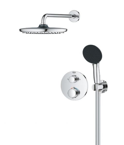 Grohe Precision 250 Vitalio Start komplet brusesystem til indbygning - Krom