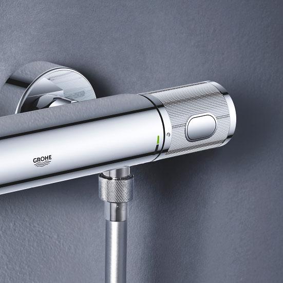 Grohe Precision komplet brusesystem m/Joy+ h&aring;ndbruser - Krom