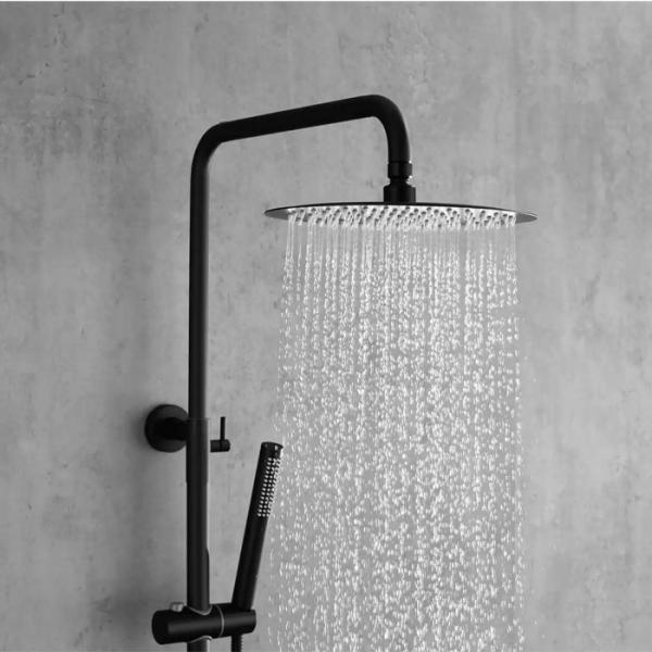 Lavabo Studio 250 komplet brusesystem - Mat sort Lavabo Studio 250 komplet brusesystem - Mat sort