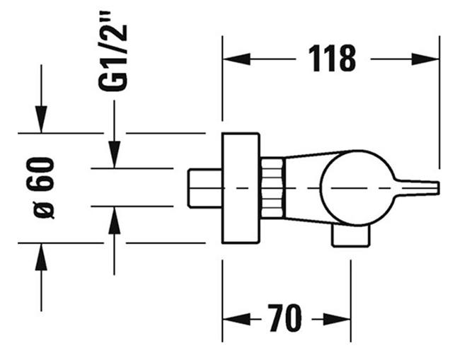 Duravit B.1 termostatarmatur