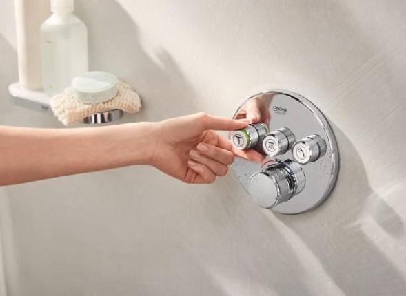 Grohe SmartControl 310 komplet brusesystem til indbygning m/Rainshower