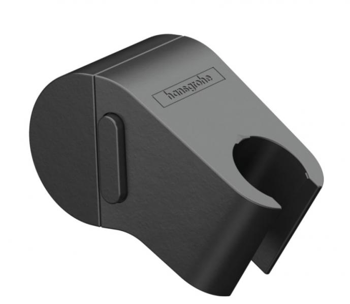 Hansgrohe WallStoris brusestang m/holder - Kan limes - Mat sort