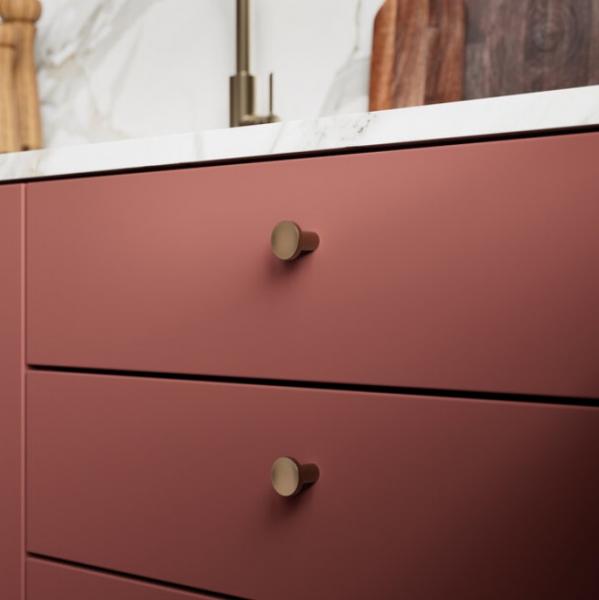 Damixa Zen møbelknop Ø24 mm - Børstet bronze Damixa Zen møbelknop Ø24 mm - Børstet bronze