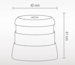 Cavius optisk røgalarm med 5 års batterilevetid