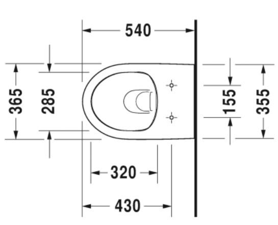 Duravit No. 1 Rimless toiletpakke inkl. sæde m/softclose, cisterne og krom betjening