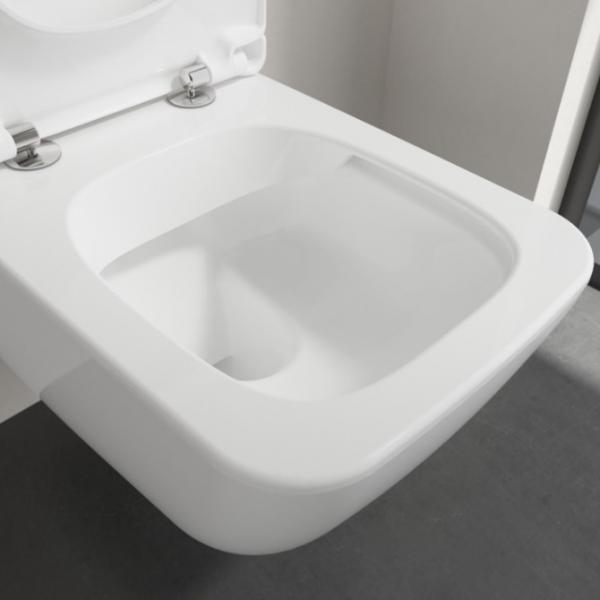 Villeroy & Boch Venticello Rimless væghængt toilet m/Ceramic+ - Hvid