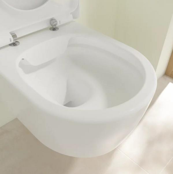 Villeroy & Boch Avento Rimless væghængt toilet inkl. sæde - Hvid