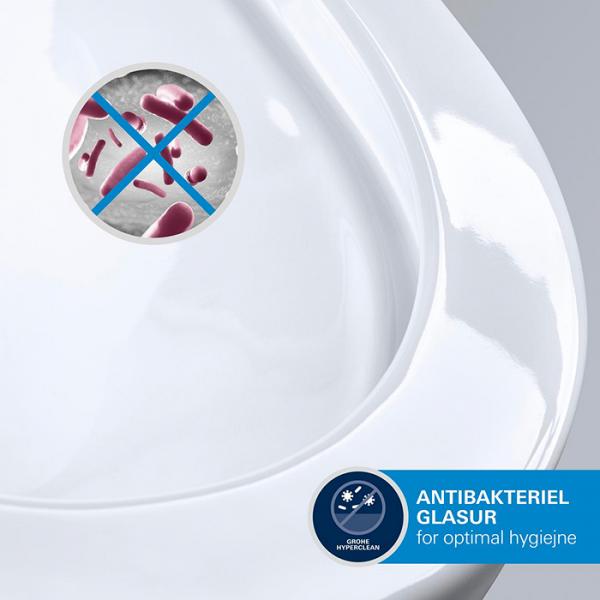 Grohe Solido Euro toiletpakke m/sæde, cisterne og betjening i krom Grohe Solido Euro toiletpakke m/sæde, cisterne og betjening i krom