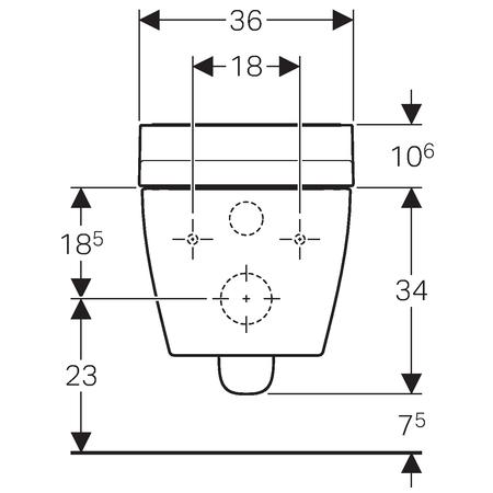 Geberit AquaClean Tuma Comfort douchetoilet hvid alpin