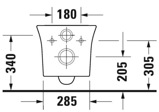 Duravit White Tulip væghængt toilet