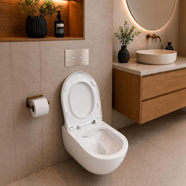 COBA væghængt toilet inkl. sæde m/SoftClose og QuickRelease COBA væghængt toilet inkl. sæde m/SoftClose og QuickRelease