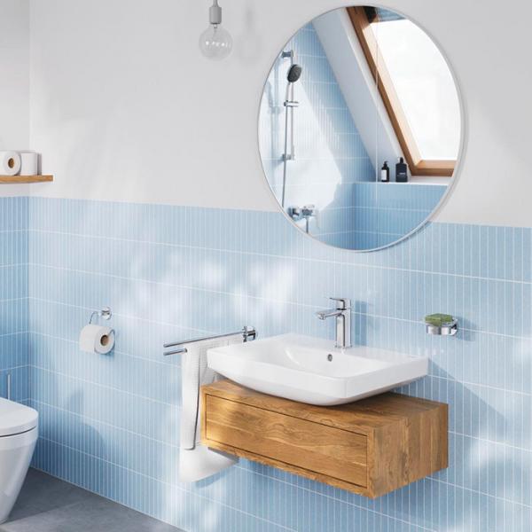 Grohe Euro 2.0 55 håndvask t/væg - 1 hanehul - HyperClean Grohe Euro 2.0 55 håndvask t/væg - 1 hanehul - HyperClean