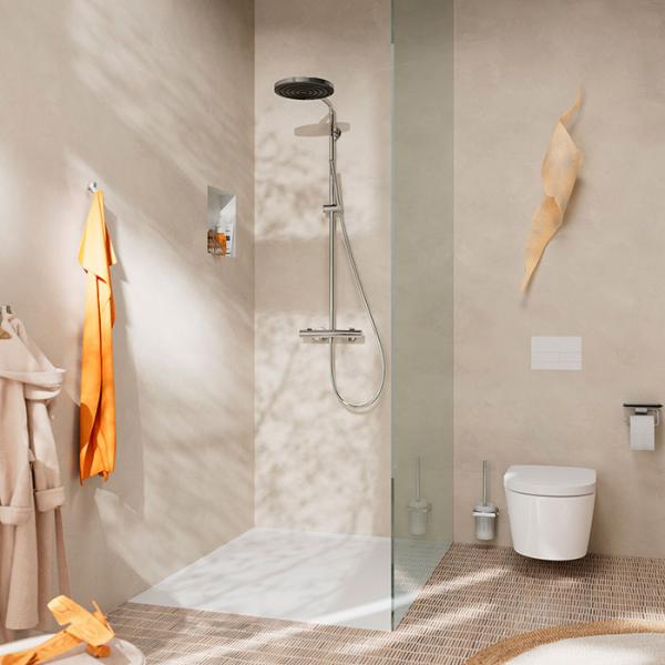 hansgrohe Pulsify S Puro 260 Showerpipe 1jet m/EcoSmart og Ecostat Fine - Krom