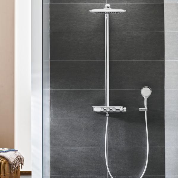 Grohe Rainshower SmartControl 360 DUO brusesystem m/ termostat - Krom