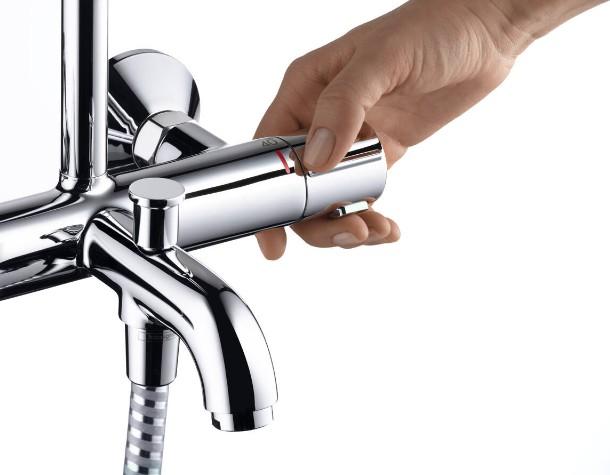 hansgrohe Vernis Blend 200 Showerpipe 1jet m/kartermostat - Krom