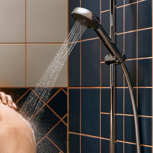 hansgrohe Activera Select S bruses&aelig;t 95 2jet m/Ecosmart og Varia bruserstang 72 cm - Krom