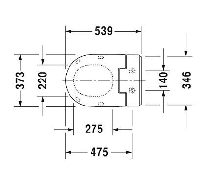 Duravit Me by Starck rimless komplet pakke inkl. SensoWash Slim bidetsæde og Grohe SLX cisterne