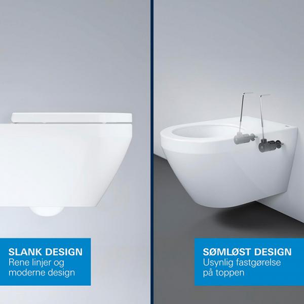 Grohe Solido Euro toiletpakke m/sæde, cisterne og betjening i krom Grohe Solido Euro toiletpakke m/sæde, cisterne og betjening i krom