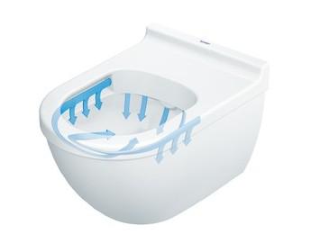 Duravit Starck 3 Rimless væghængt toilet m/wondergliss