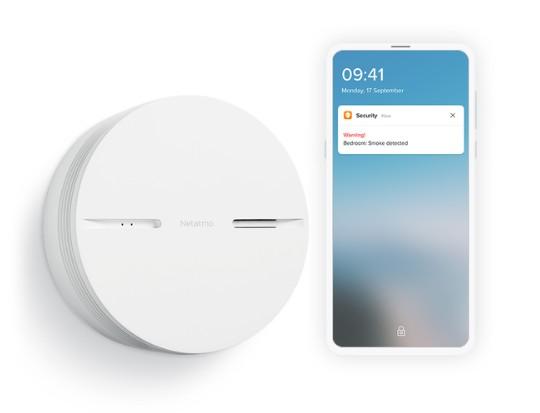 Netatmo Smart WiFi Røgalarm, Hvid