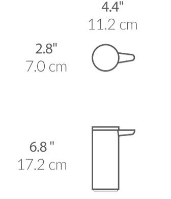 Simplehuman sæbedispenser m/sensor - Hvid