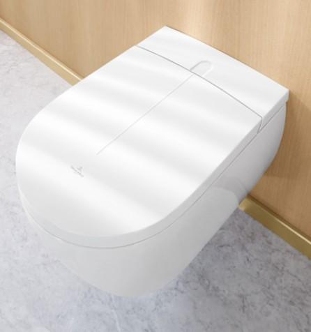 Villeroy & Boch ViClean-I100 Douchetoilet uden skyllekant, hvid