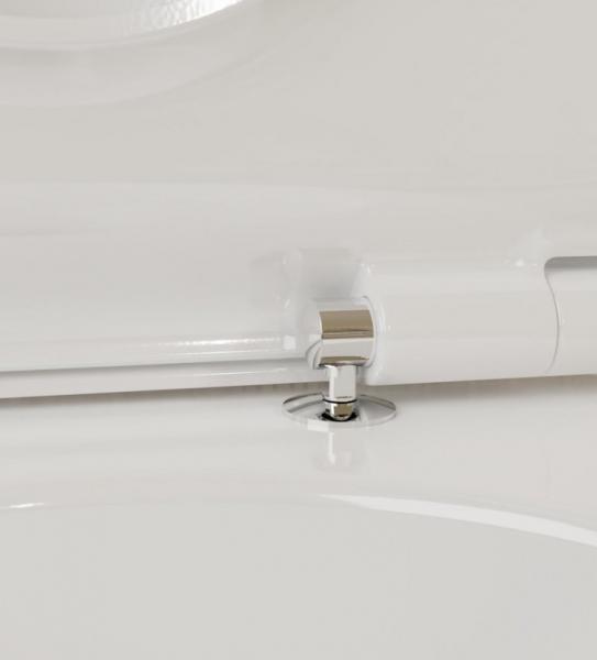 hansgrohe EluPura S rimless v&aelig;gh&aelig;ngt toilet inkl. s&aelig;de, cisterne og betjening i hvid
