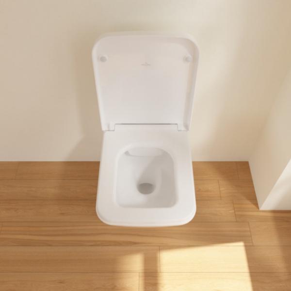 Villeroy & Boch Finion Rimless væghængt toilet m/ Ceramic+