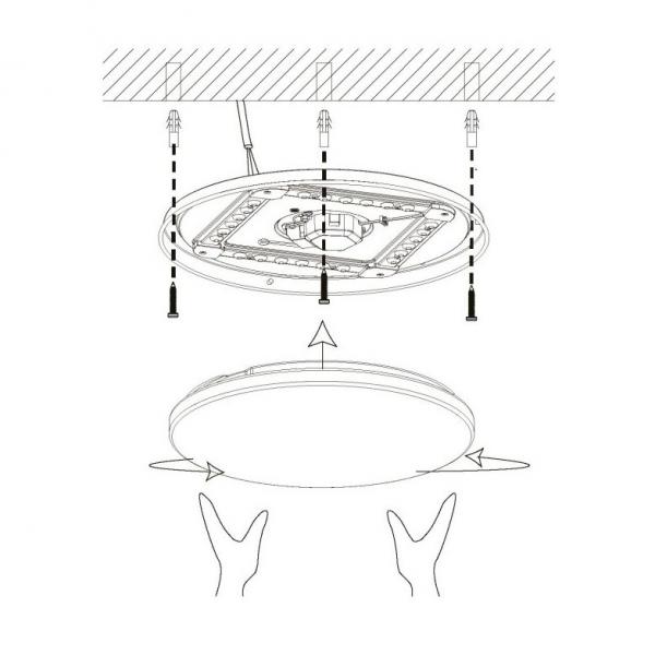 Eglo Pogliola væg- og loftslampe