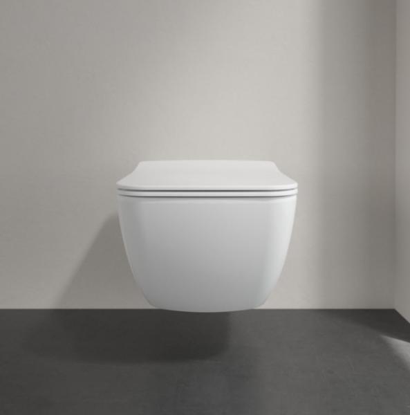 Villeroy & Boch Venticello Rimless væghængt toilet m/Ceramic+ - Hvid