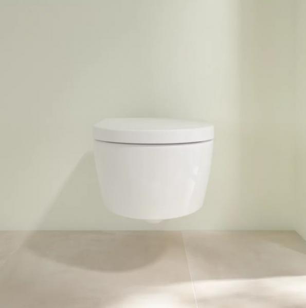 Villeroy & Boch Avento Rimless væghængt toilet inkl. sæde - Hvid