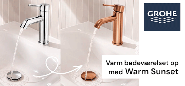 Grohe b&oslash;rstet Warm Sunset