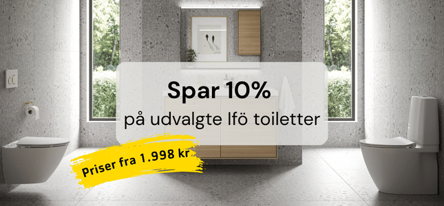 Spar 10% på udvalgte Ifö toiletter