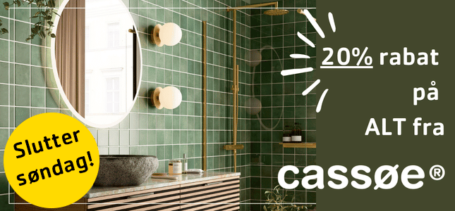 Spar 20% p&aring; Cass&oslash;e inden s&oslash;ndag